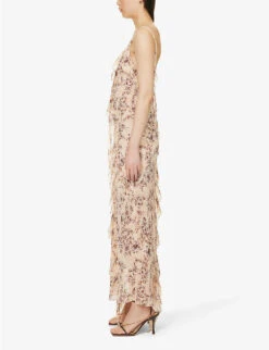 BEC + BRIDGE Courtney Floral-print Silk Maxi Dress -Reisi Clothing Shop R04188958 FLORENCEFLORAL ALT02