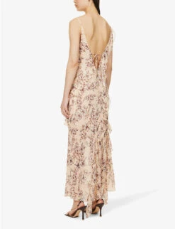 BEC + BRIDGE Courtney Floral-print Silk Maxi Dress -Reisi Clothing Shop R04188958 FLORENCEFLORAL ALT03