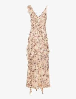 BEC + BRIDGE Courtney Floral-print Silk Maxi Dress