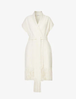 Teagan Tie-waist Cashmere Knitted Vest