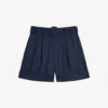 Ted Baker Reeane Belted Linen Shorts -Reisi Clothing Shop R04189331 NAVY M