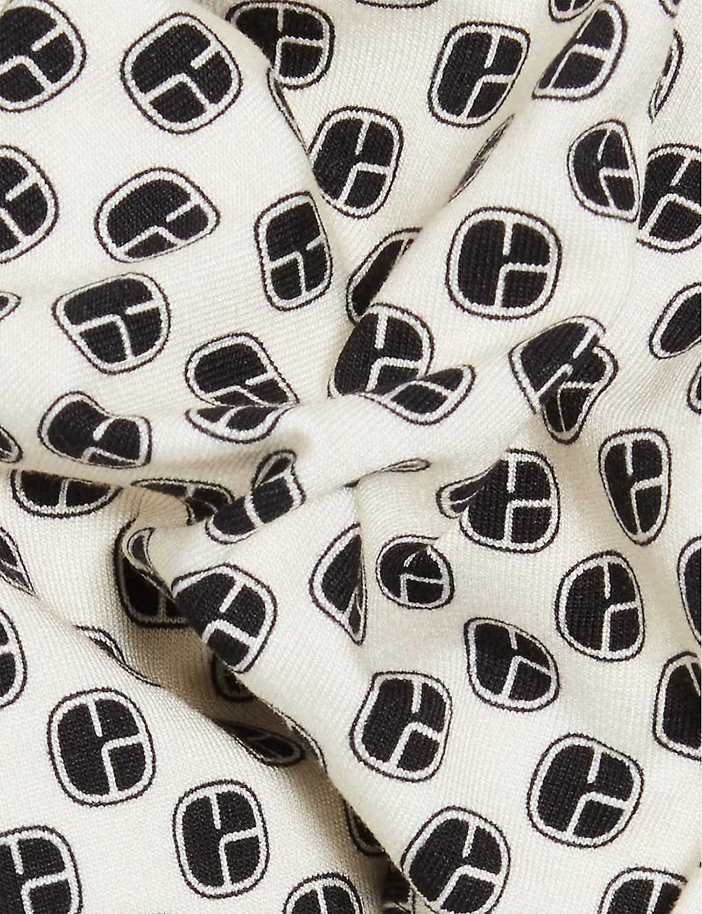 CLAUDIE PIERLOT CP Monogrammed-print Stretch-knit Jumper 8 CLAUDIE PIERLOT CP Monogrammed-print Stretch-knit Jumper - Image 6