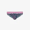 DORA LARSEN Brea Lace-embroidered Stretch-recycled Nylon Briefs
