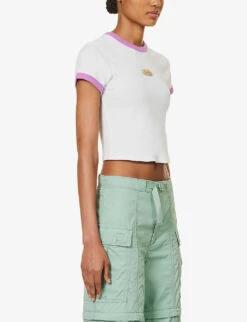 Levis Ringer Logo-print Cotton-jersey T-shirt -Reisi Clothing Shop R04191391 NEUTRALS ALT02