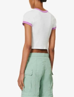 Levis Ringer Logo-print Cotton-jersey T-shirt -Reisi Clothing Shop R04191391 NEUTRALS ALT03