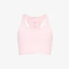 Girlfriend Collective Paloma Racerback Stretch-recycled-polyester Bra -Reisi Clothing Shop R04196132 CANDYPINK M