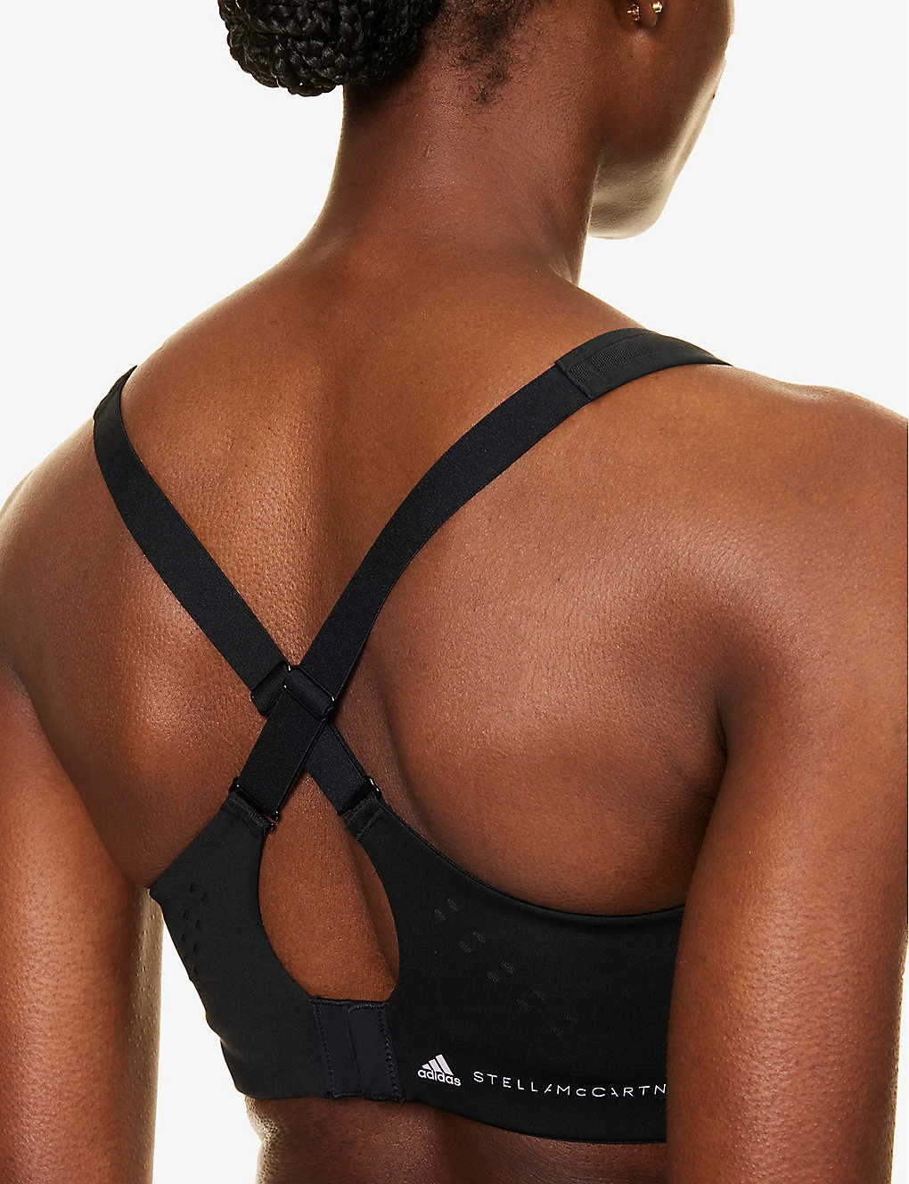 Adidas By Stella Mccartney TruePace Scoop-neck Stretch Recycled Polyester Bra 7 Adidas By Stella Mccartney TruePace Scoop-neck Stretch Recycled Polyester Bra - Image 5