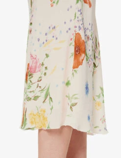 Emerick Scoop-neck Floral-print Woven Midi Dress -Reisi Clothing Shop R04203324 ETUDE ALT04