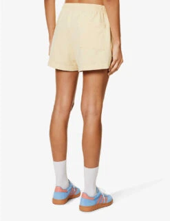 Wellness Ivy Disco Logo-print Cotton-jersey Shorts -Reisi Clothing Shop R04205109 ALMONDH2O ALT03