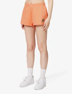 Lacoste X Sporty & Rich Disco Brand-print Cotton-jersey Shorts 9 Lacoste X Sporty & Rich Disco Brand-print Cotton-jersey Shorts -Reisi Clothing Shop R04205207 RECIFAL ALT02