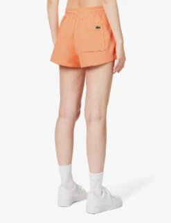 Lacoste X Sporty & Rich Disco Brand-print Cotton-jersey Shorts 10 Lacoste X Sporty & Rich Disco Brand-print Cotton-jersey Shorts -Reisi Clothing Shop R04205207 RECIFAL ALT03