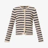 Rag & Bone Nancy Round-neck Wool-blend Cardigan -Reisi Clothing Shop R04205754 OATMEAL M