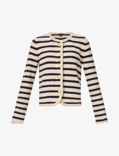 Rag & Bone Nancy Round-neck Wool-blend Cardigan