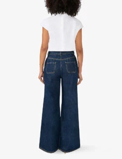 Twist-neck Sleeveless Stretch-cotton Top -Reisi Clothing Shop R04209465 WHITE ALT02